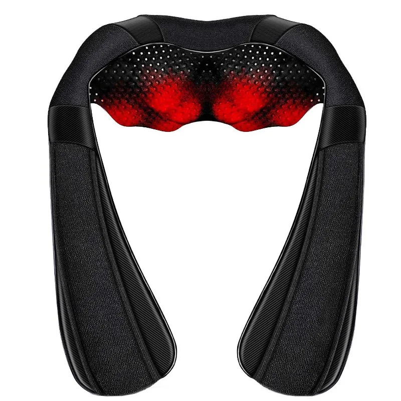 Electric Shiatsu Back Neck And Shoulder Massager Heating Kneading Thermal Neck And Back Lifting And Tighten Massager