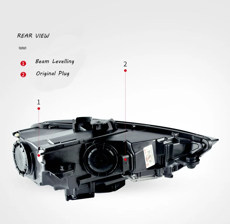 Обновление динамический DRL Full LED для Audi фары светодиодные A3 2014 до 2017 сборки лампы головного