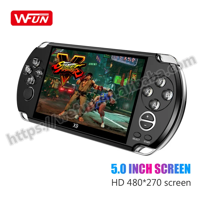 
Updated Portable X9 5.0inch Real 8GB Handheld Game Players & MP4 Video Player 32 Bit Games Console For PSP Games 