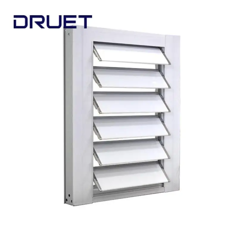 hot selling aluminum windows shutter thermal break aluminum alloy profile modern louver windows anti-theft security windows