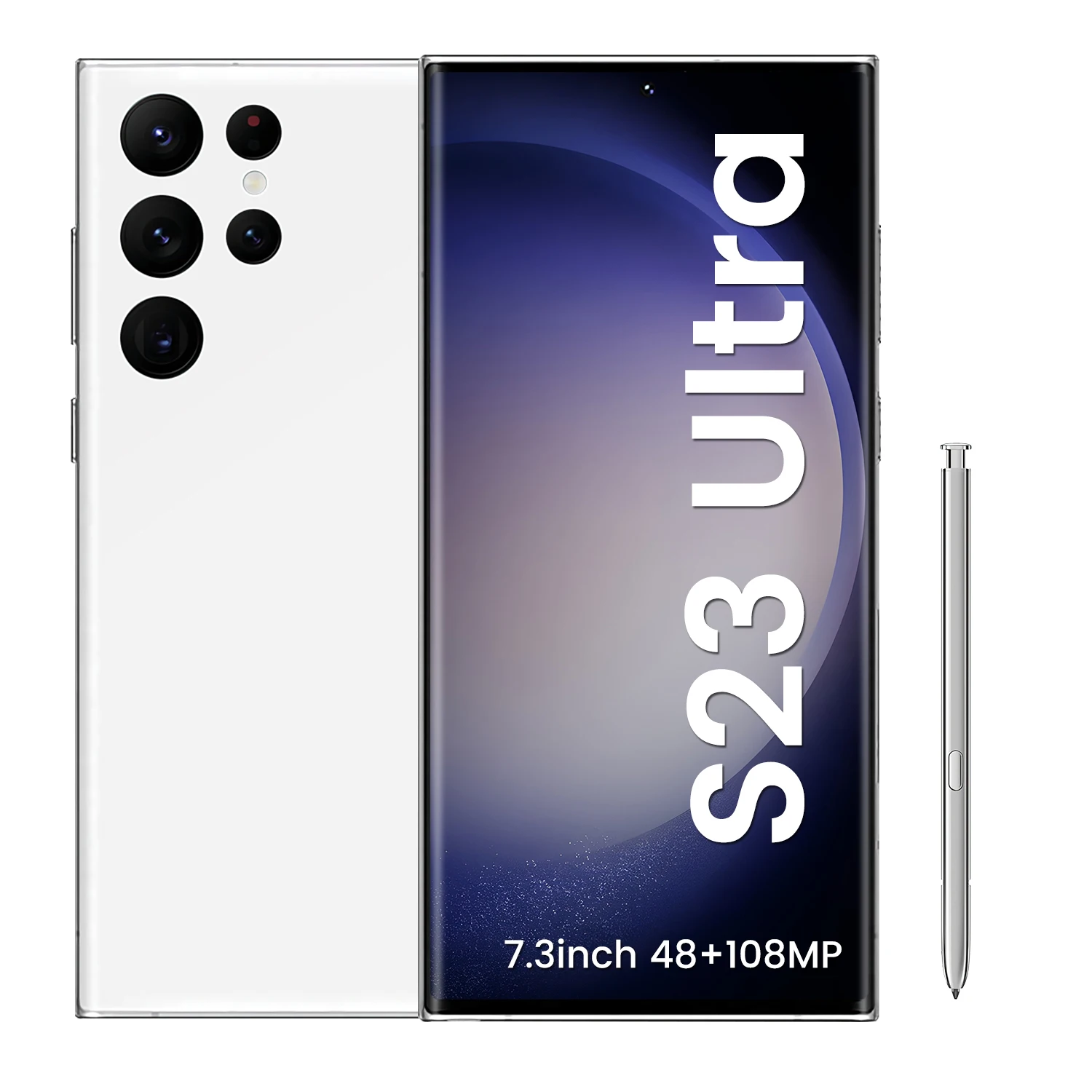 Смартфон 2023 S23 ультра 16 ГБ 1 ТБ 7 3 дюйма 64 МП Android 12 5 г