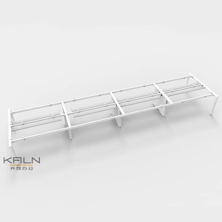 Good price MFC melamine faced board 6 person office table staff workstation desk office furniture