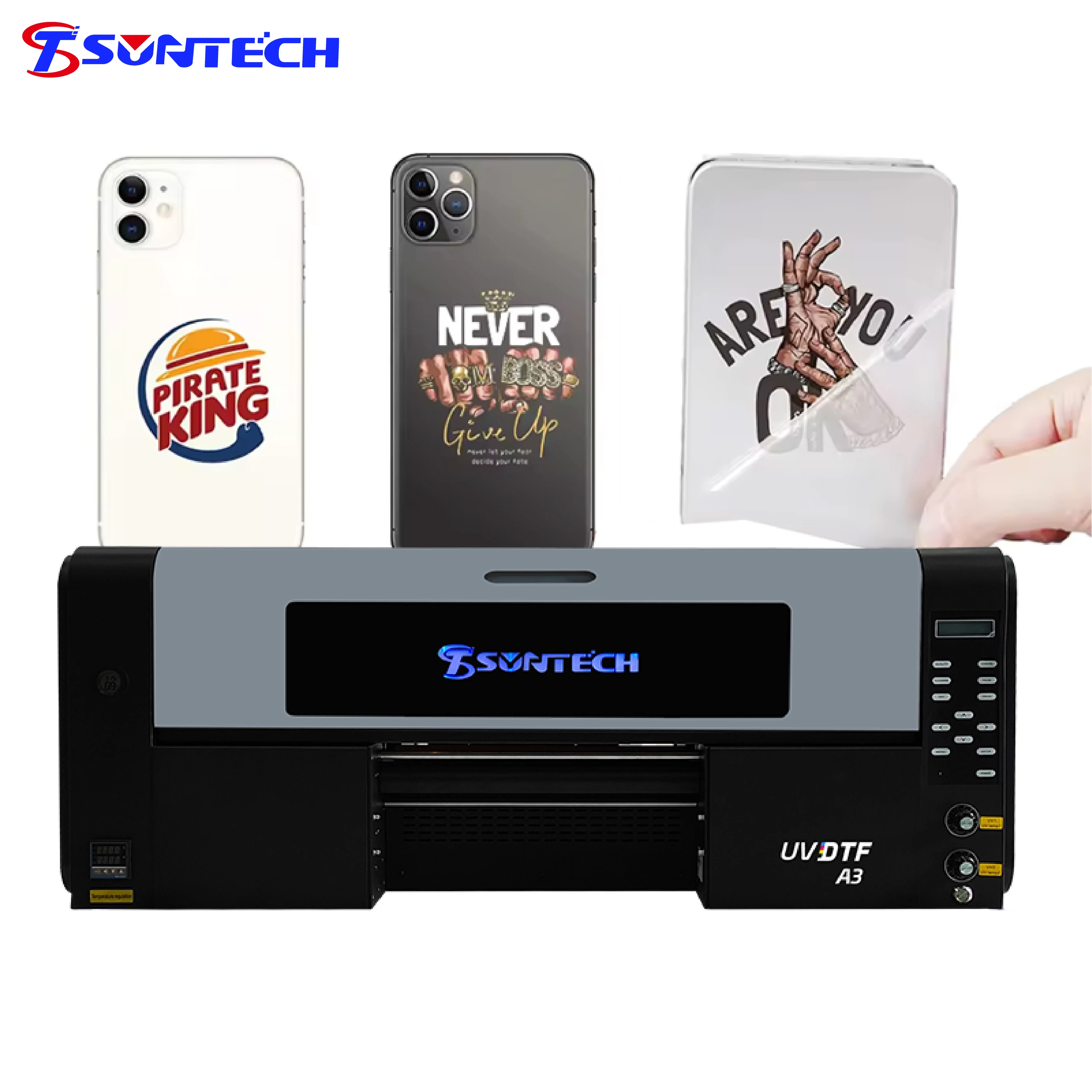 Wholesale UVDTF Printer and Laminator New A3Dimension UV Printing Machine for Bottle Cheap DTF Impresora For glass pencil case