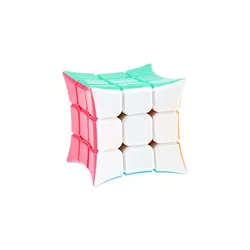 Yongjun Latest Cube King Corner Jinjiao Macaron Color Toys Professional Magic Puzzle Cube 3x3x3