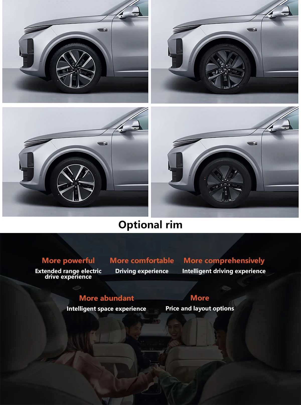 2024 Presale New Hybrid Li Auto L6 2024 Luxury Electric Car 4wd Lixiang L9 L8 L7 L6 Hybrid Ev Suv Li L6 New Energy Vehicles