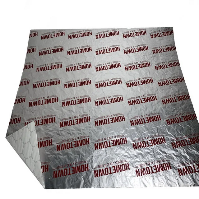 Печатная алюминиевая фольга для бургеров, ламинированная сотовая бумага для рынка Ближнего Востока