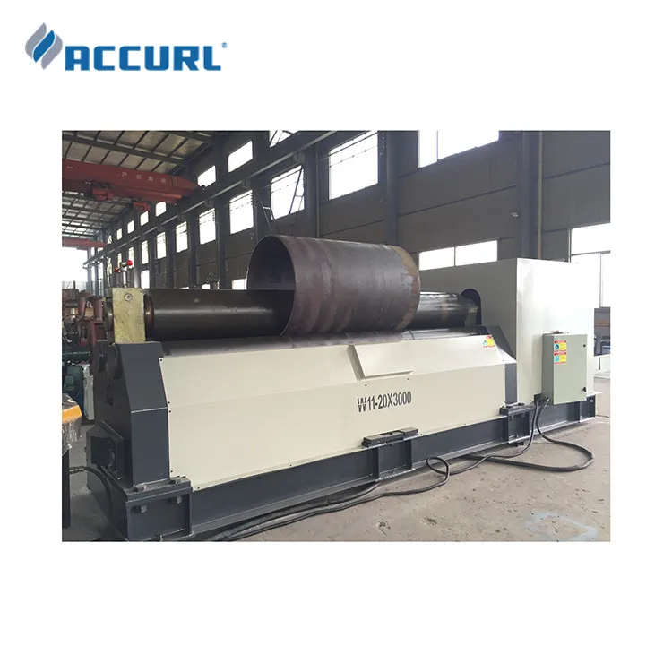 carefully selected materials iron plate rolling machine stainless steel winding machine three roll plate bending machine