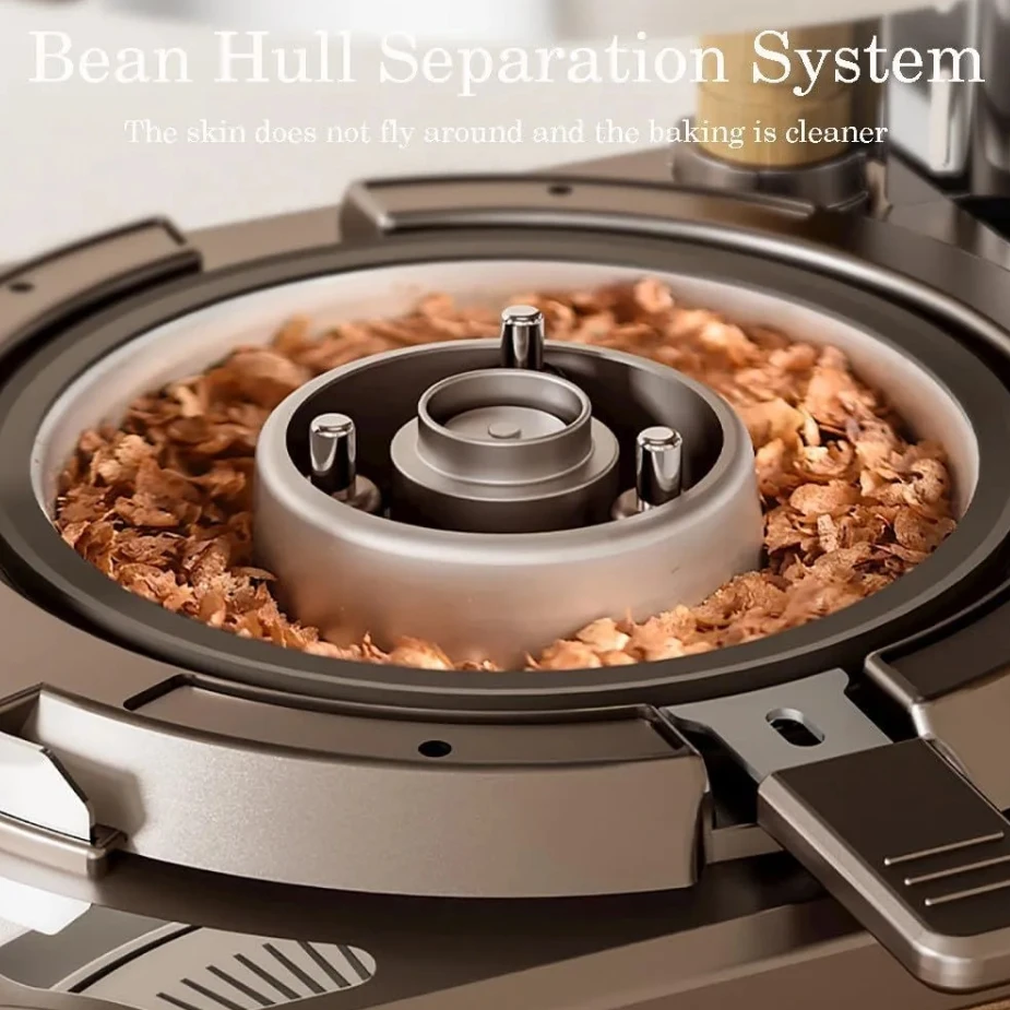 Coffee Roasting Equipment Roaster Machine 200g Automatic Coffee Roaster Machine for Home Use with Smoke Filter&Chaff Collector