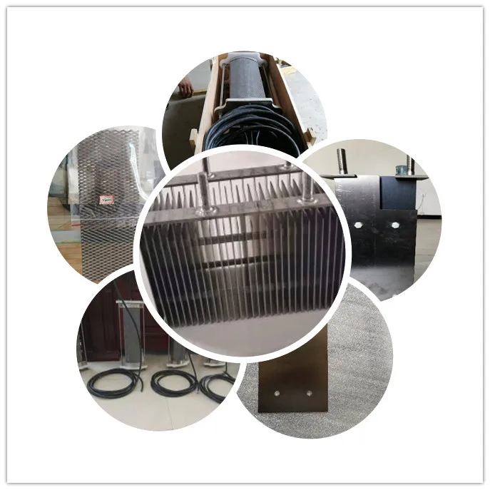 400*200*1  Ru-Ir Ir-Ta Pt   Gr1 titanium  electrode for Salt Chlorinator