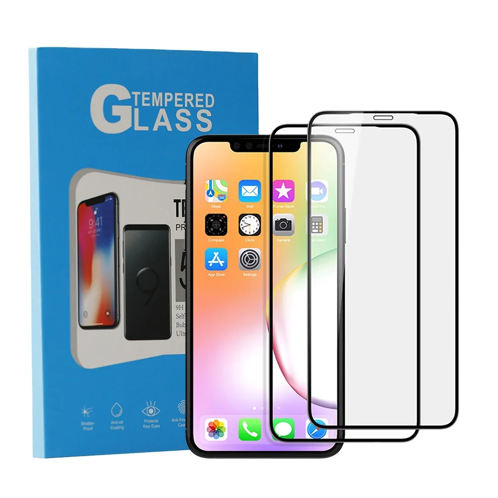 0,33 мм 2.5D полная защита на заказ, закаленное стекло для защиты экрана Iphone 11 Pro Max SE
