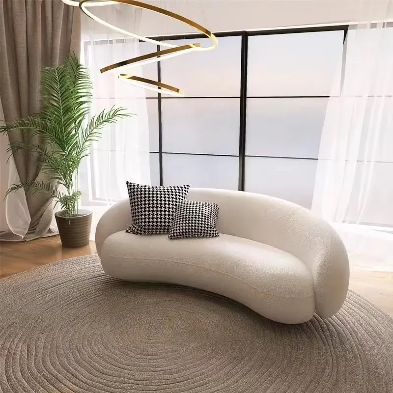 Modern new design Best-Selling Arc Velvet Living Room Sofa