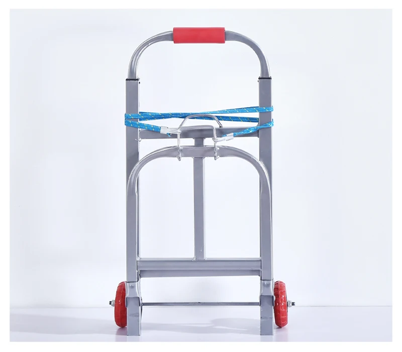 Height Adjustment Save Space Heavy Duty Steel Frame Folding Carts Climbing Stairs Trolley Portable Folding Shopping Cart