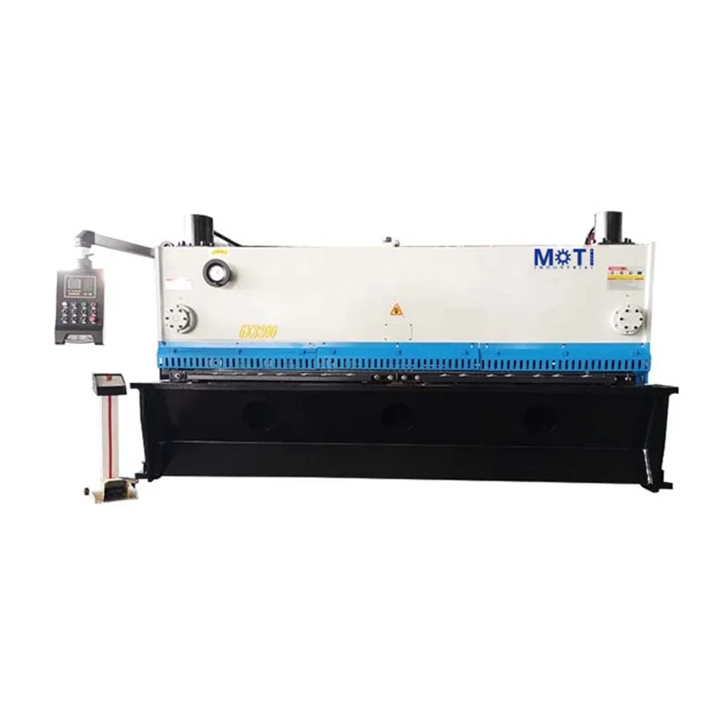 CNC hydraulic sheet metal plate shearing metal scrap iron shear cutting machine