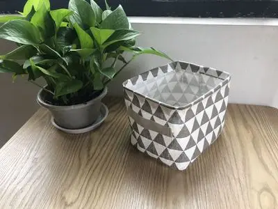 2021 Cotton and linen cloth storage box toys storage baskets cloth bags