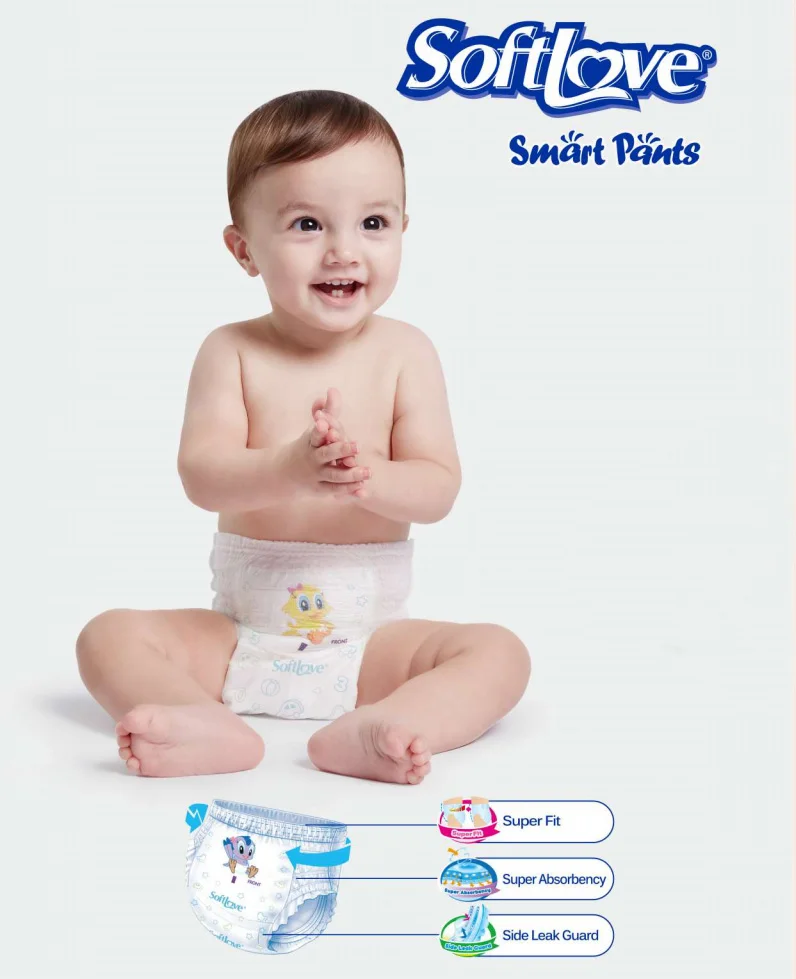 Softlove XL 20 pcs Pampering Disposable Baby Diaper Manufacturer