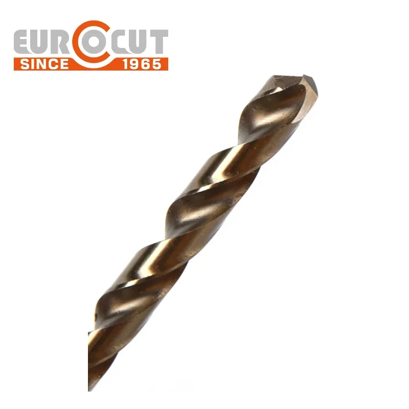 High Quality HSS Co5% Cobalt Brocas Amber Drill Bits for Stainless Steel Drilling