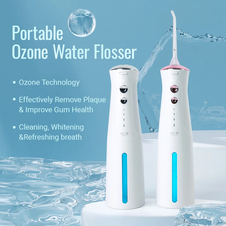 Factory Hot Sale Deep Cleaning Lightweight Ozone Water Flosser Dental Ozone Oral Irrigator