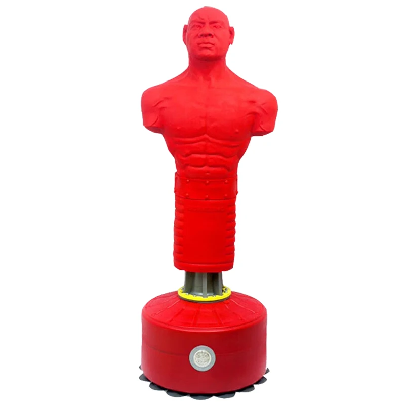 Adjustable Martial Arts Mma Taekwondo Professional Free Standing Punching Bag Boxing Man Kicking Dummy