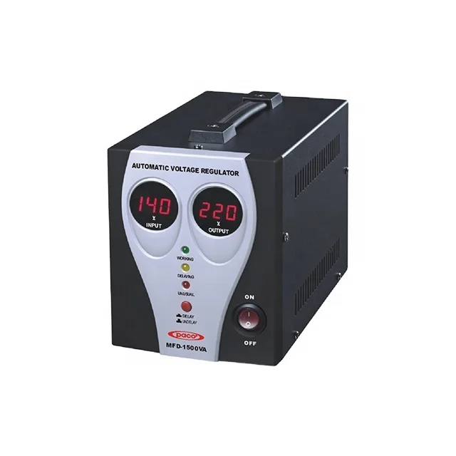 
China Famous brand 220v 110V 1500VA Automatic Voltage Stabilizer/1500w voltage Regulator 