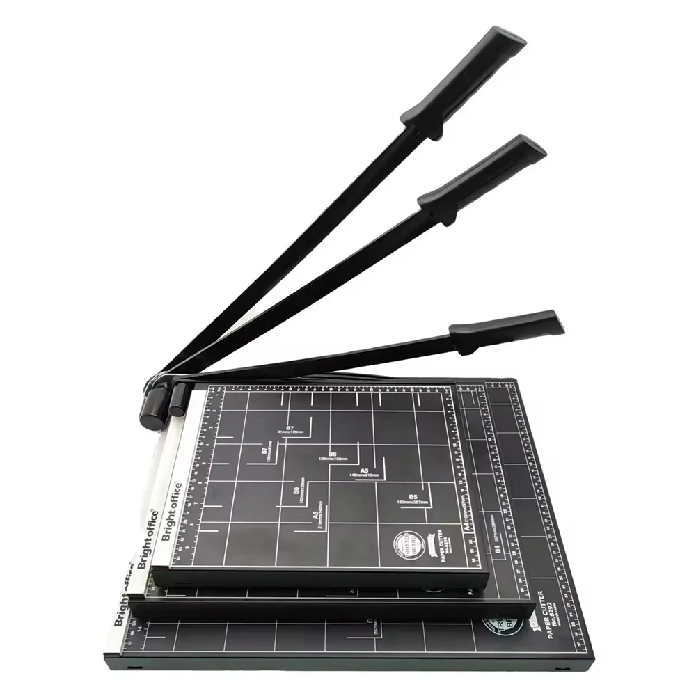 Bright Office metal manual B4 guillotine paper cutter 15*12 inch photo paper trimmer professional office stationery