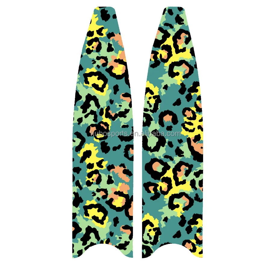 KUBO Custom Carbon Fiber Material Spearfishing Carbon Blade Fins Swimming Fins Diving Fins