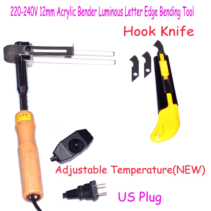 Manual 3D Acrylic Shape Letter Angle Right angle heat Bending Tool for Channel Letters Angle Arc Bending