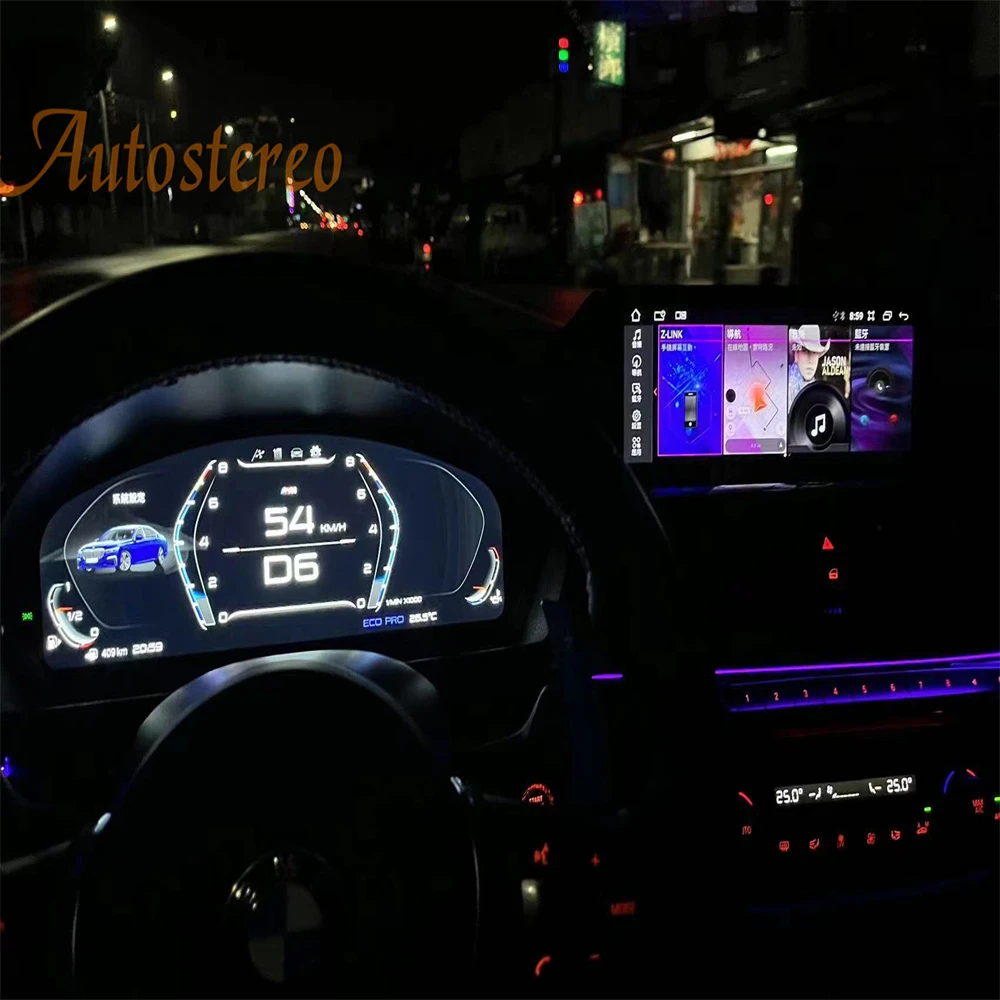 Digital Cluster Virtual Cockpit Multimedia Player For BMW 3 Series F30 F31 4 Series 2013-2017 Dashboard Instrument Meter Screen