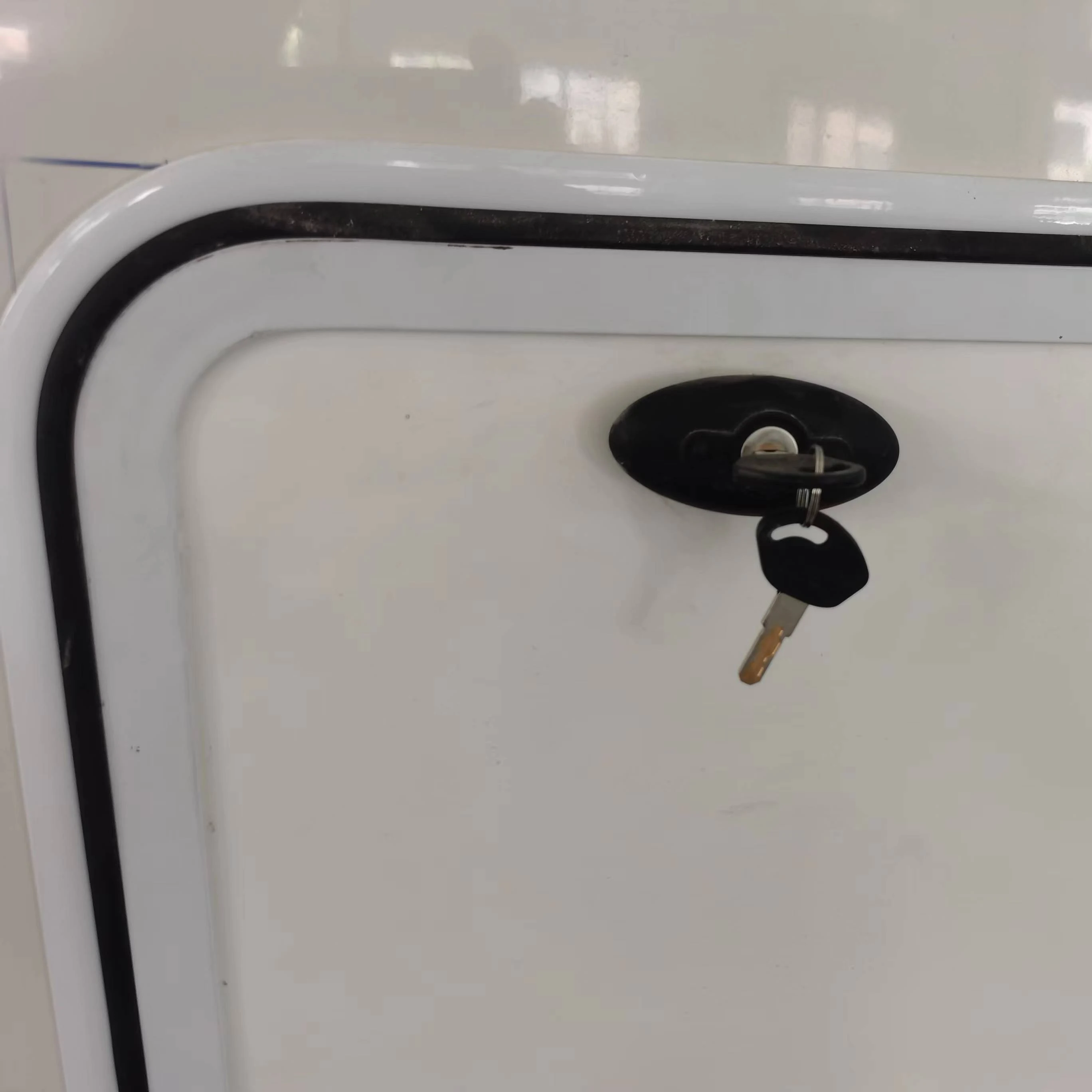 TYTXRV Motorhome Parts RV Luggage Door 347*295mm Aluminum Alloy Caravan Baggage Door Heavy Duty Storage Door with Lock