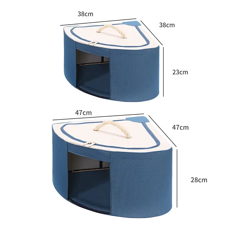 Высококачественная тканевая корзина-органайзер для хранения в домашних условиях