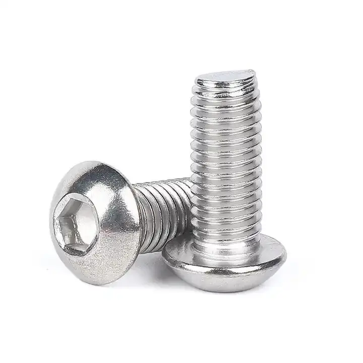 Din 7991 White M6 Steel Round Pan Head Screw DIN7991 Blue Zinc