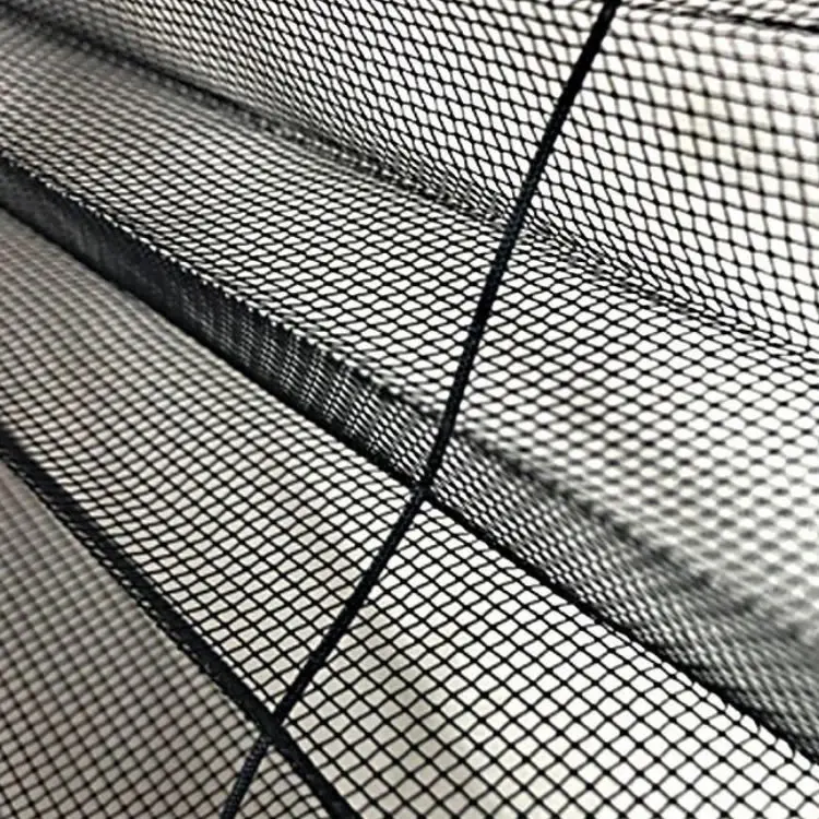 Accordion insect screen polyester pleated mesh net for accordion screen window door
