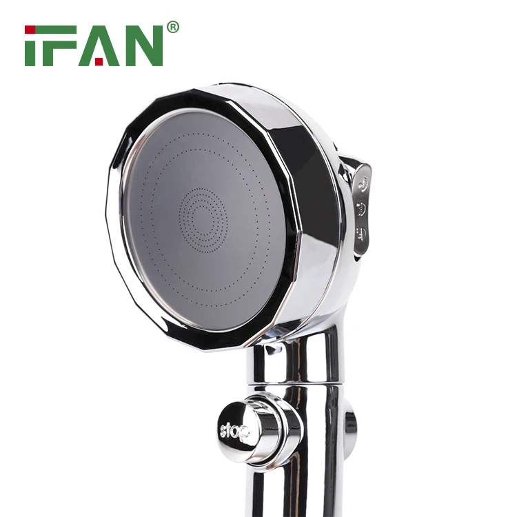 IFAN Bathroom Adjustable ABS Plastic Shower Heads High Pressure Rain Shower Head