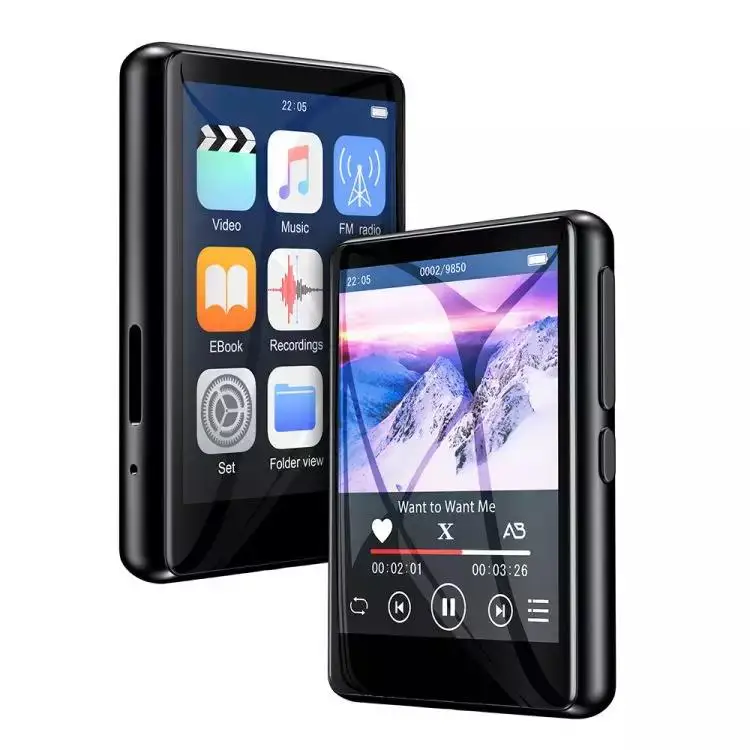 Mp3-плеер M8 2,4 дюйма BT 5,0 с сенсорным экраном, музыкальный mp3-плеер с динамиком