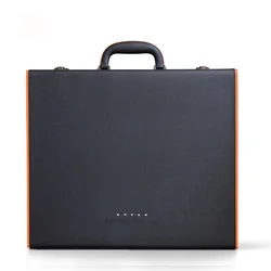 Elegant PU leather 4 bottle dimensions carton red wine box with handle