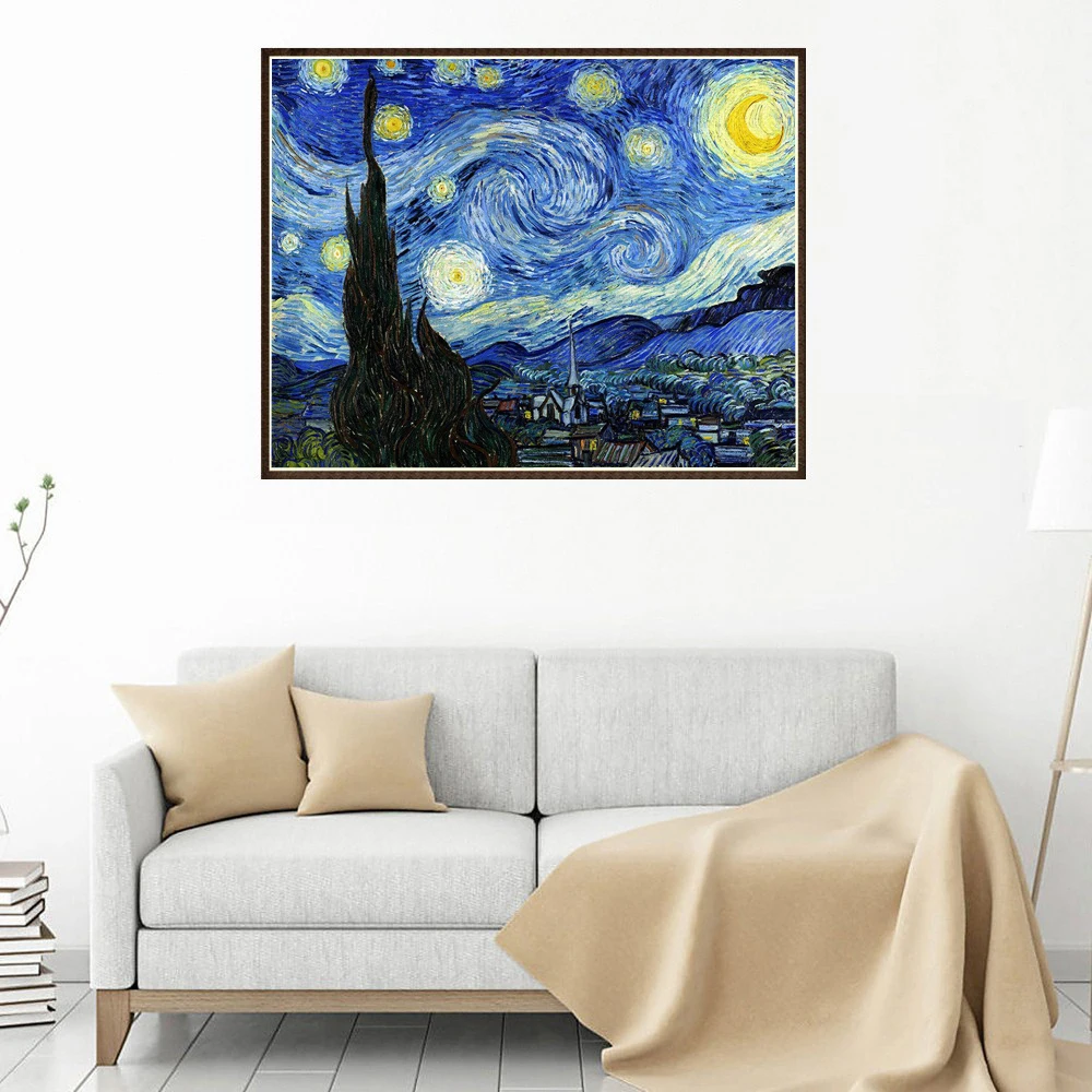 small moq fast delivery Home Decoration paintings art 5D diy van gogh Diamond Painting Kits Full Drill art diamond art painting