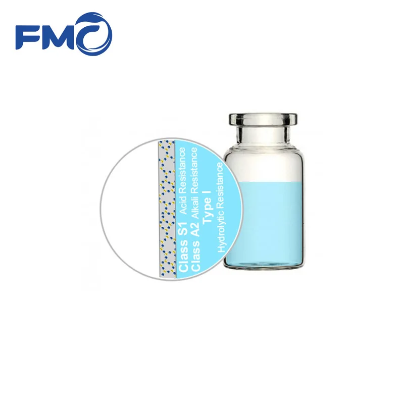 Pre-washed depyrogenation Ready To Use Sterile vial 2ml vial in sterile bag for injection