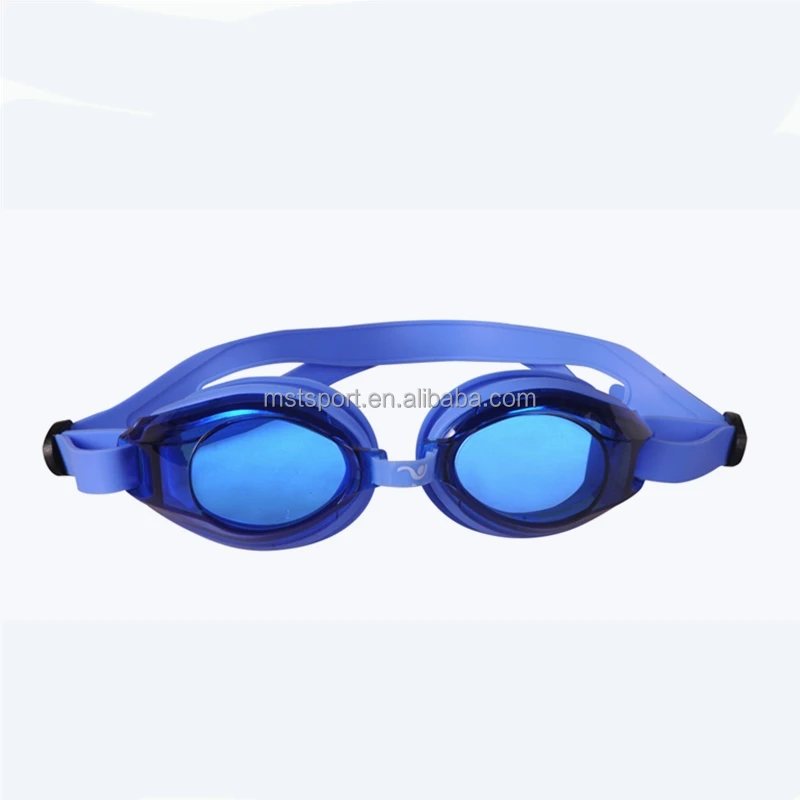 myopia swim goggles with silicone strap factory China