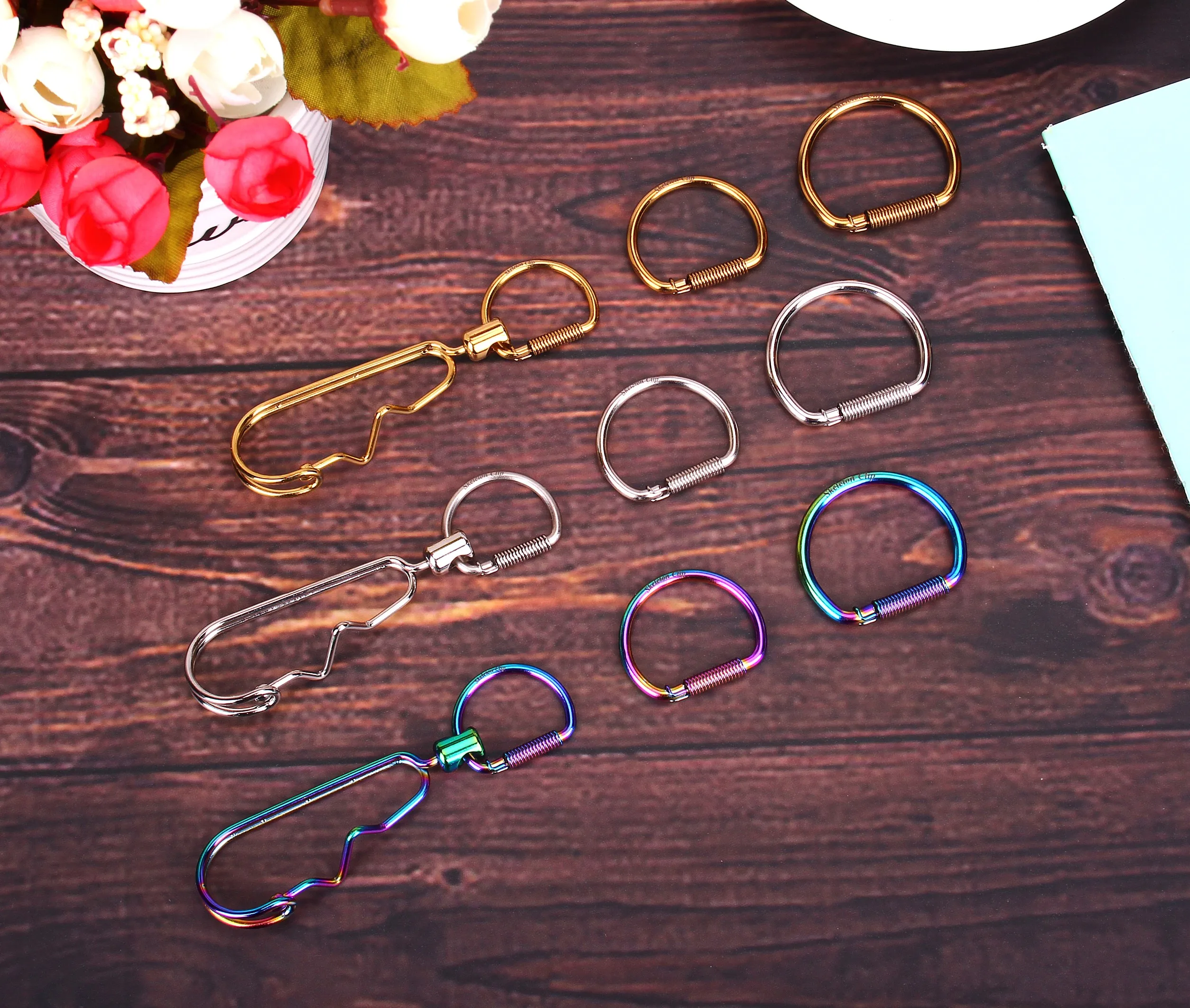 Factory Price Well-designed Key Chain Clips Automotive Key Ring