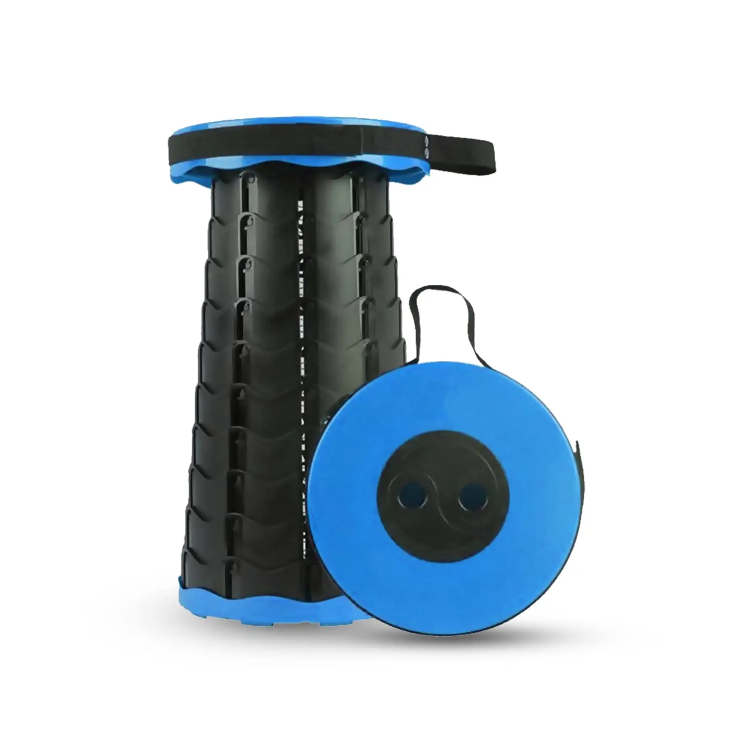 Outdoor Retractable Luminous Warning Chair Camping Picnic Telescopic Stool Folding Fishing Chair