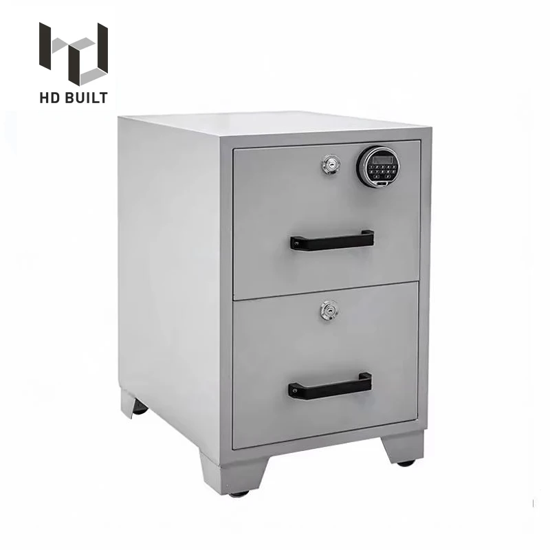 Modern Office Equipment 3 Drawers Steel Fireproof Safe Cabinet Vertical Steel Filing Cabinet