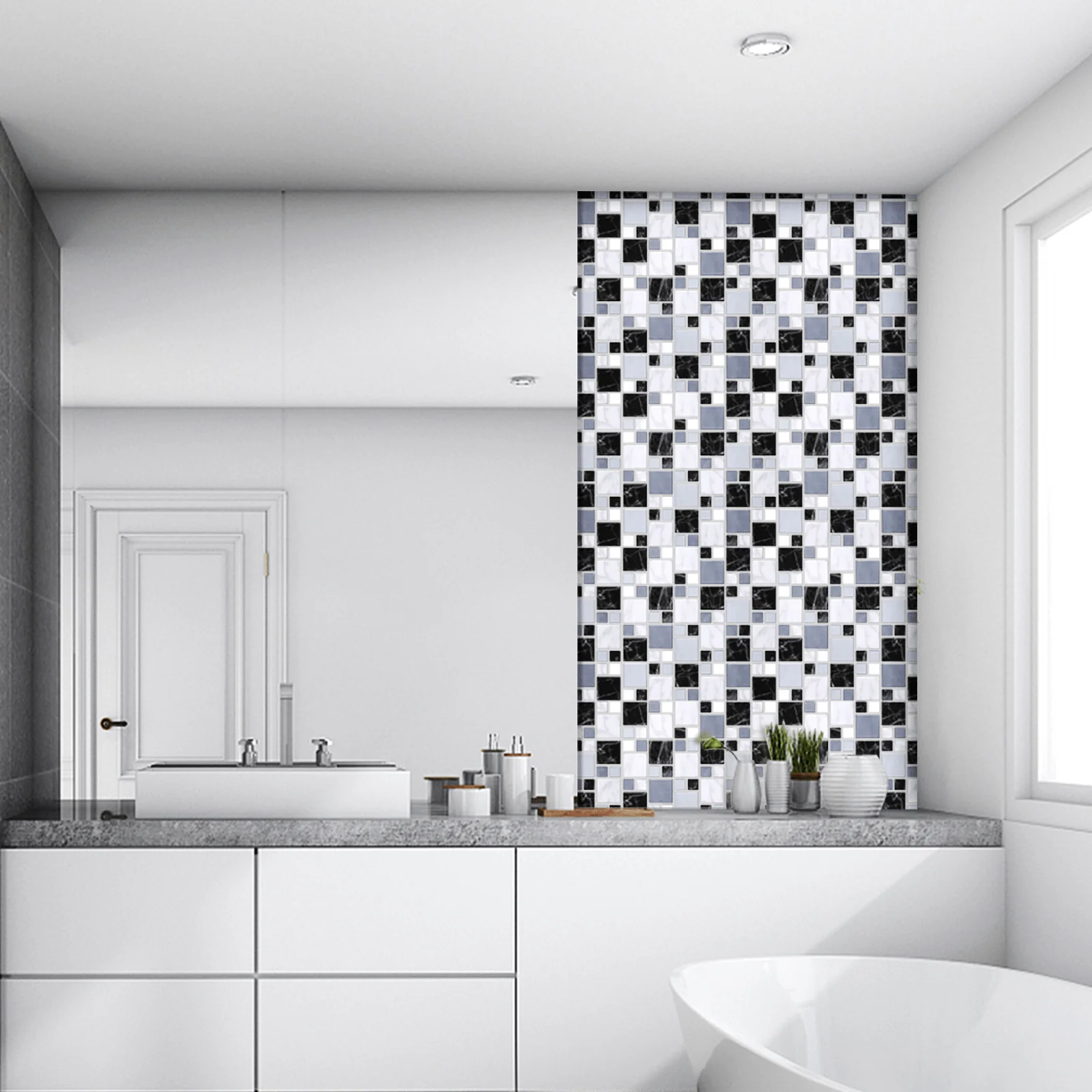 3d Decorative Wall Paper Sticker Home Decoration Panel Sticker