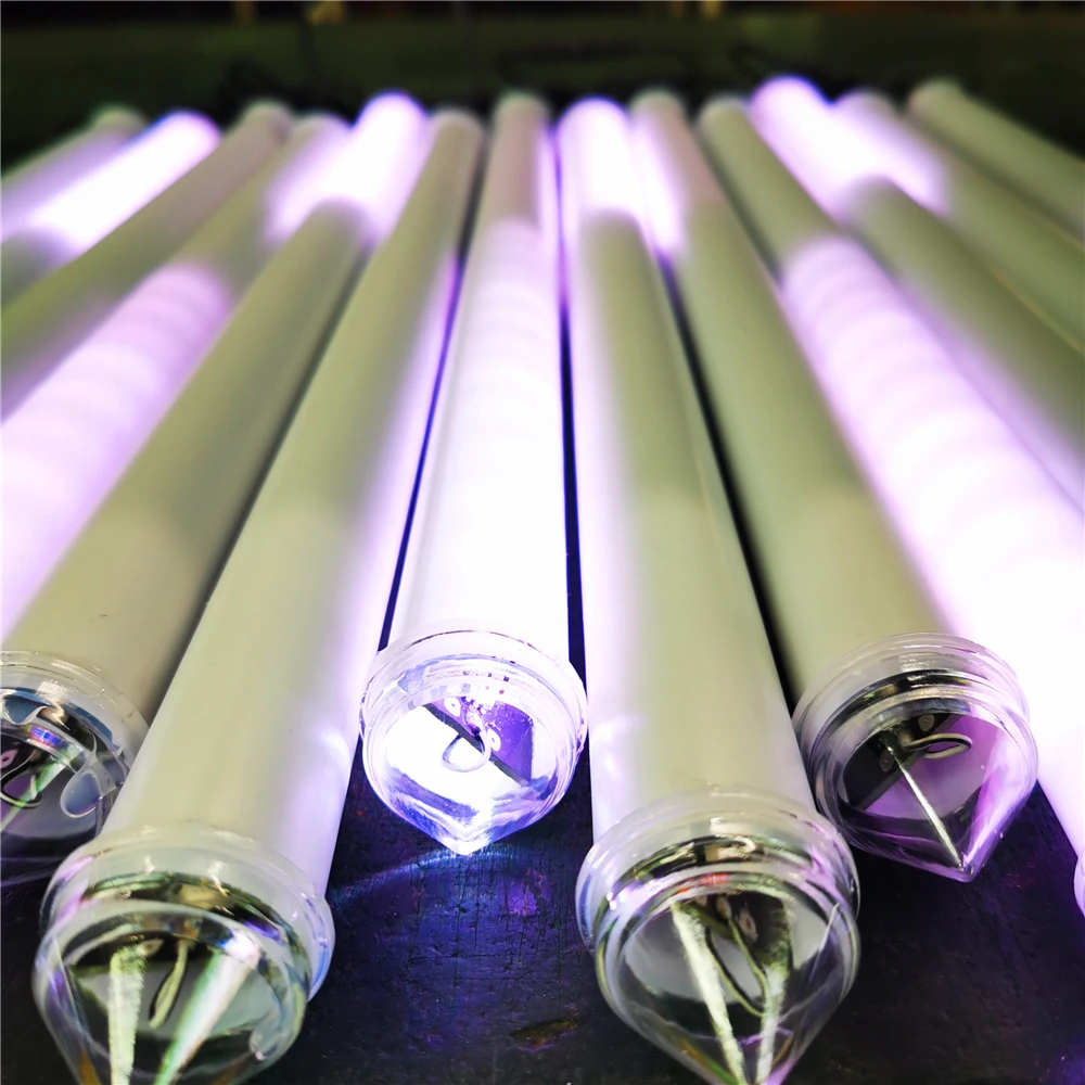 High Quality 24W 30W 40W 60LEDs/M 360 Vertical Tube Rgb Tube Light Led Dmx 3d Tube Meteor Lighting