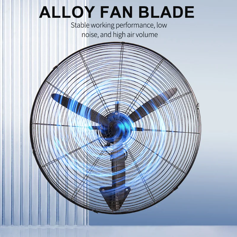 20 24 26 30 inch 3 blades metal electric industrial wall fan big powerful wall mounted fan