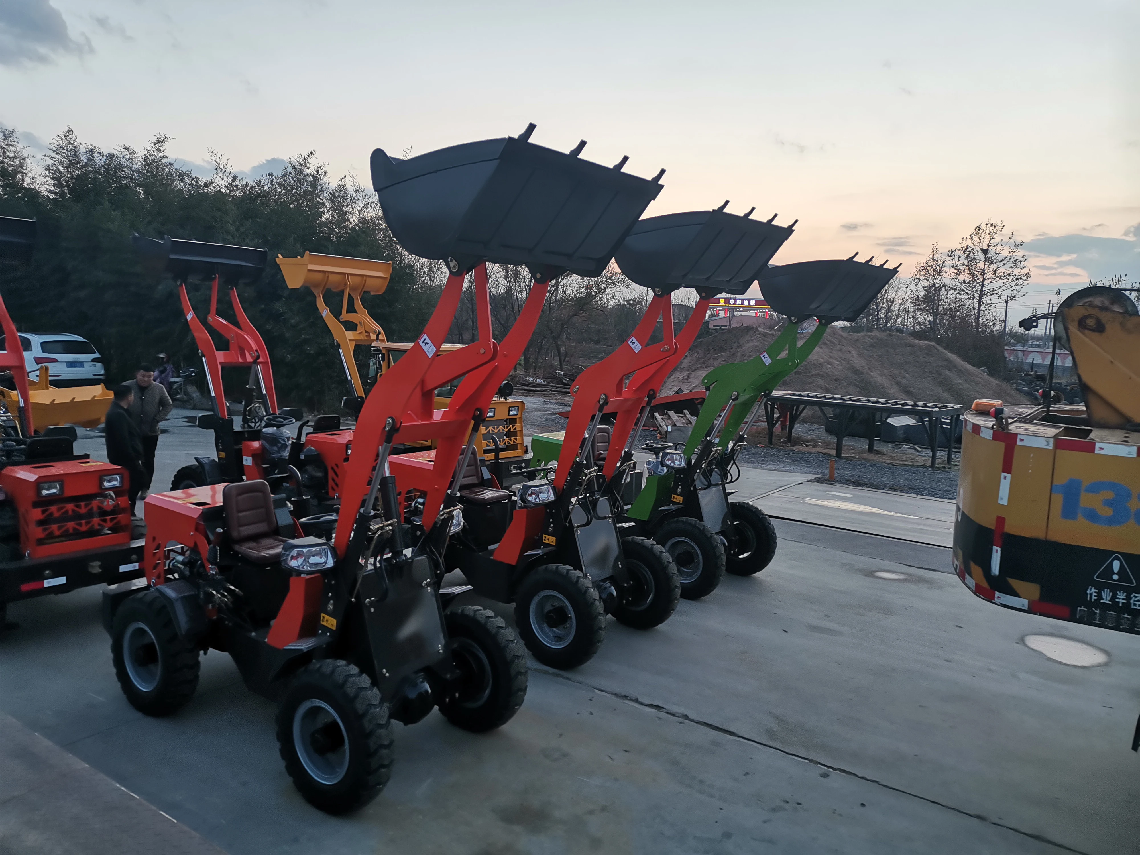 Chinese Small 0.8TON 1.2TON 2TON 3TON Diesel Wheel Loader With  Best Price