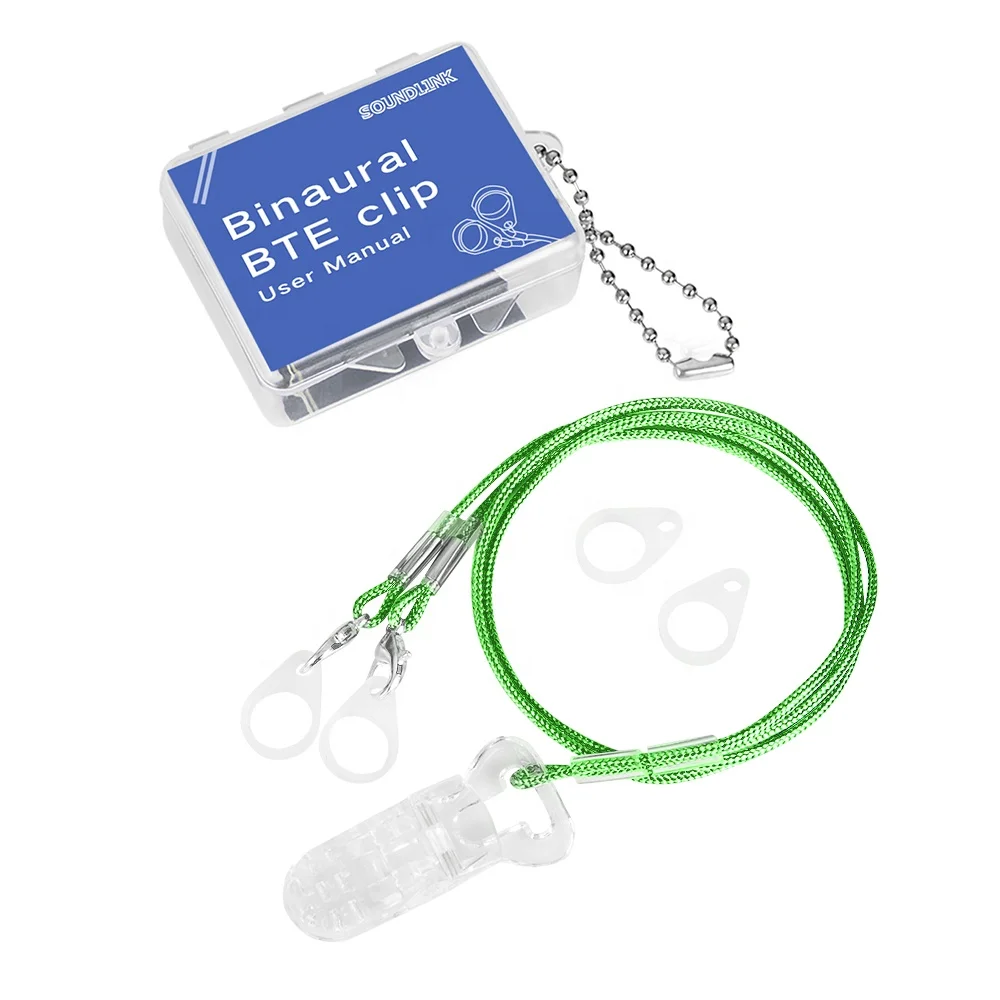 BTE Hearing Aids Lanyard Safety Protection  Hearing Aid Clip