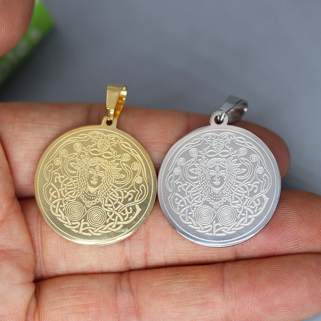 2Pcs/lot Ancient Freyja Second Symbol Is A Goddess Associated Charm For Necklace Bracelets Jewelry Crafts Making Findings