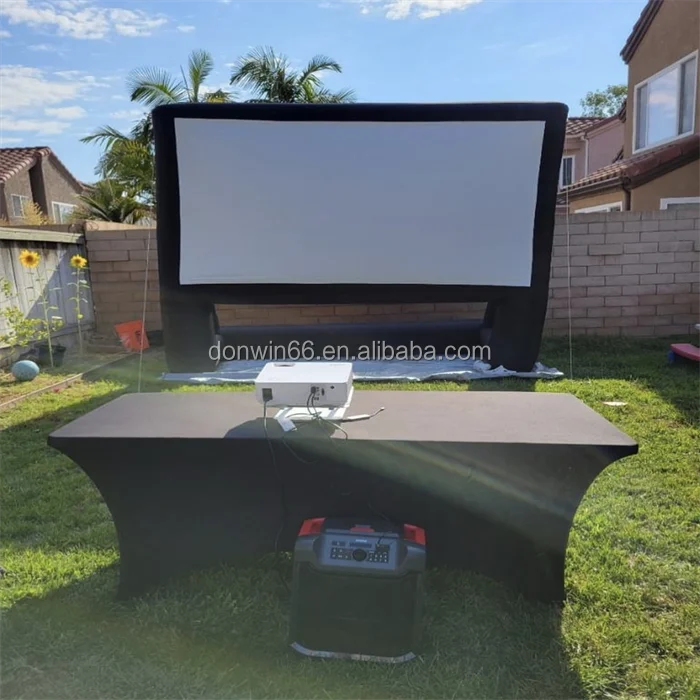 Commercial Rental Inflatable Movie Screen TV Projector Screen Outdoor Party Inflatable Screen