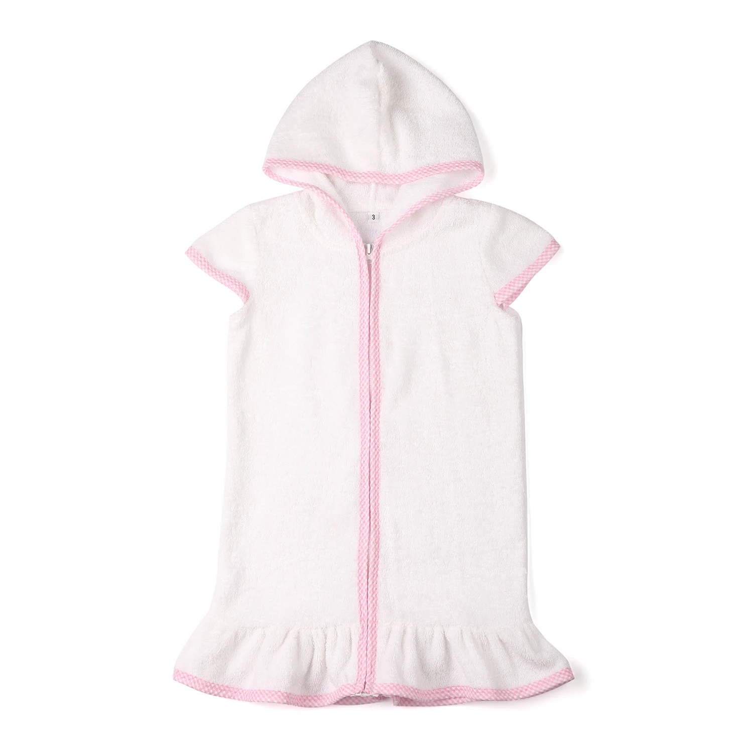 2024 New Summer baby girls Beachwear set towel cloth fabric bathing Swimsuit toddler kids girls Cover Up Swimwear