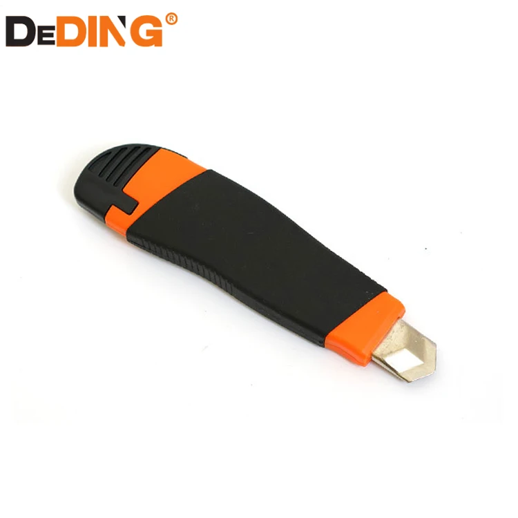 high precision Utility Knife , Lockable Box Cutters with flat brake block  Ergonomic Grip, and Replacement blade