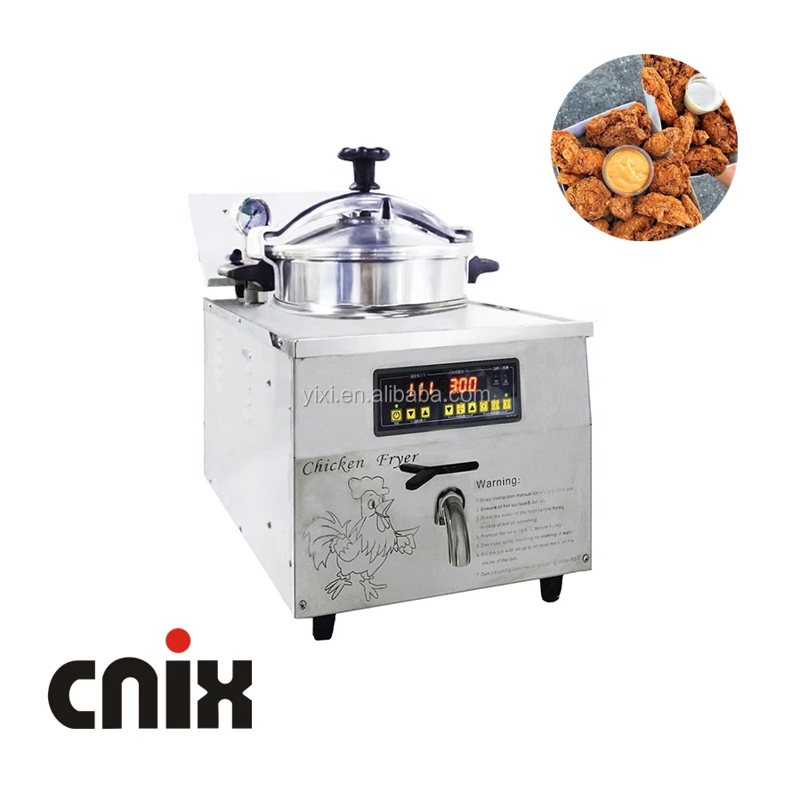 Cnix Mdxz-16b Electric Chicken Table Top Pressure Fryer